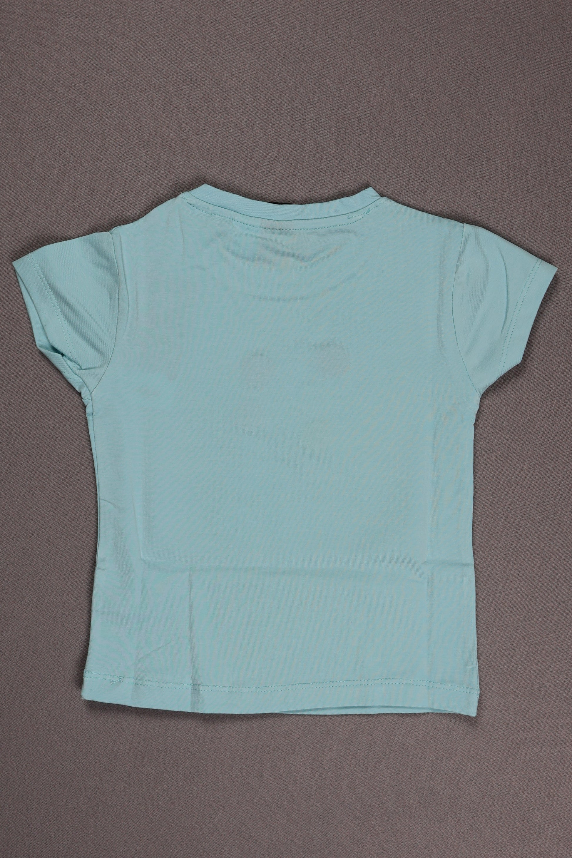 Fyst Cotton Knit Minnie Mouse Print T-Shirt for Girls - Blue - Fyst Fashion