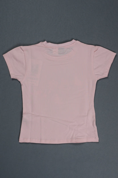 Fyst Cotton Knit Minnie & Daisy Print T-Shirt for Girls - Pink - Fyst Fashion