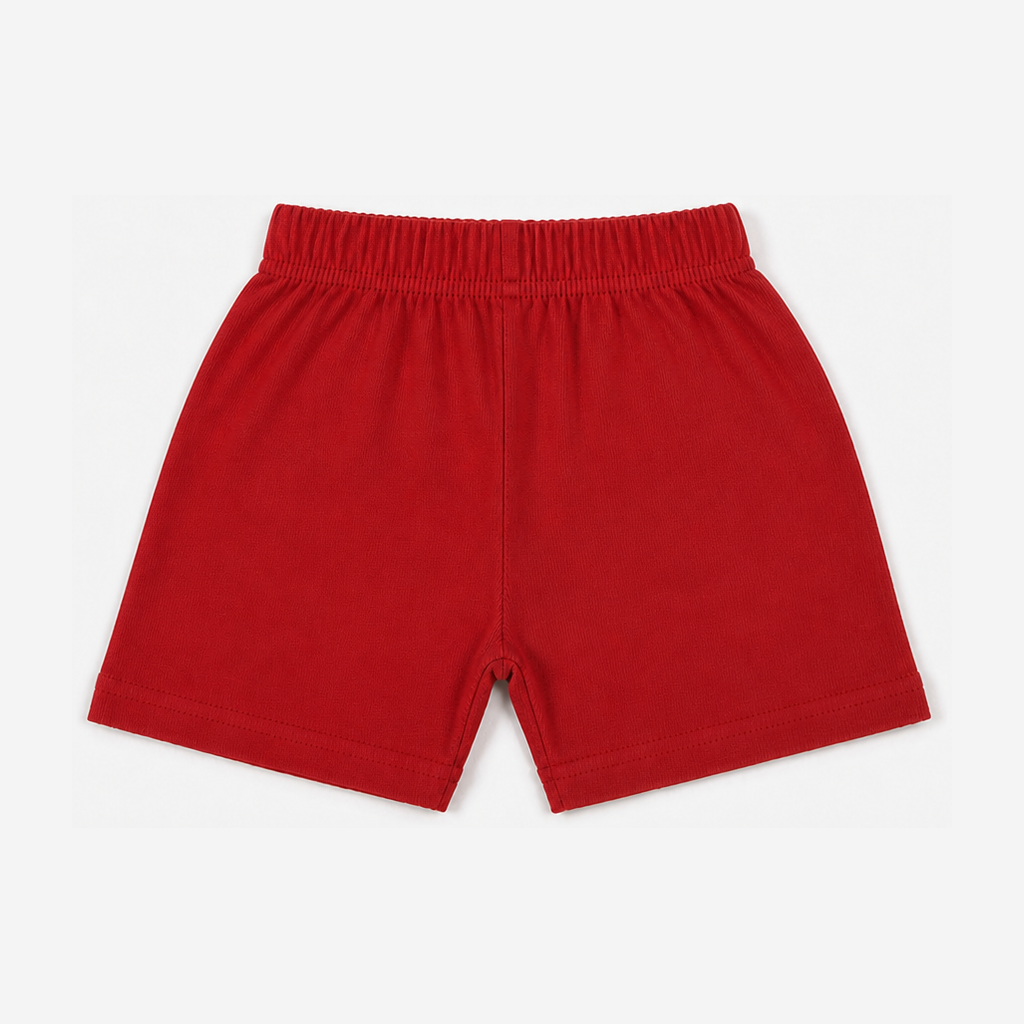 Fyst Boys Maroon Red Skateboarding Dinosaur "Super Cool Dude" Cotton Shorts