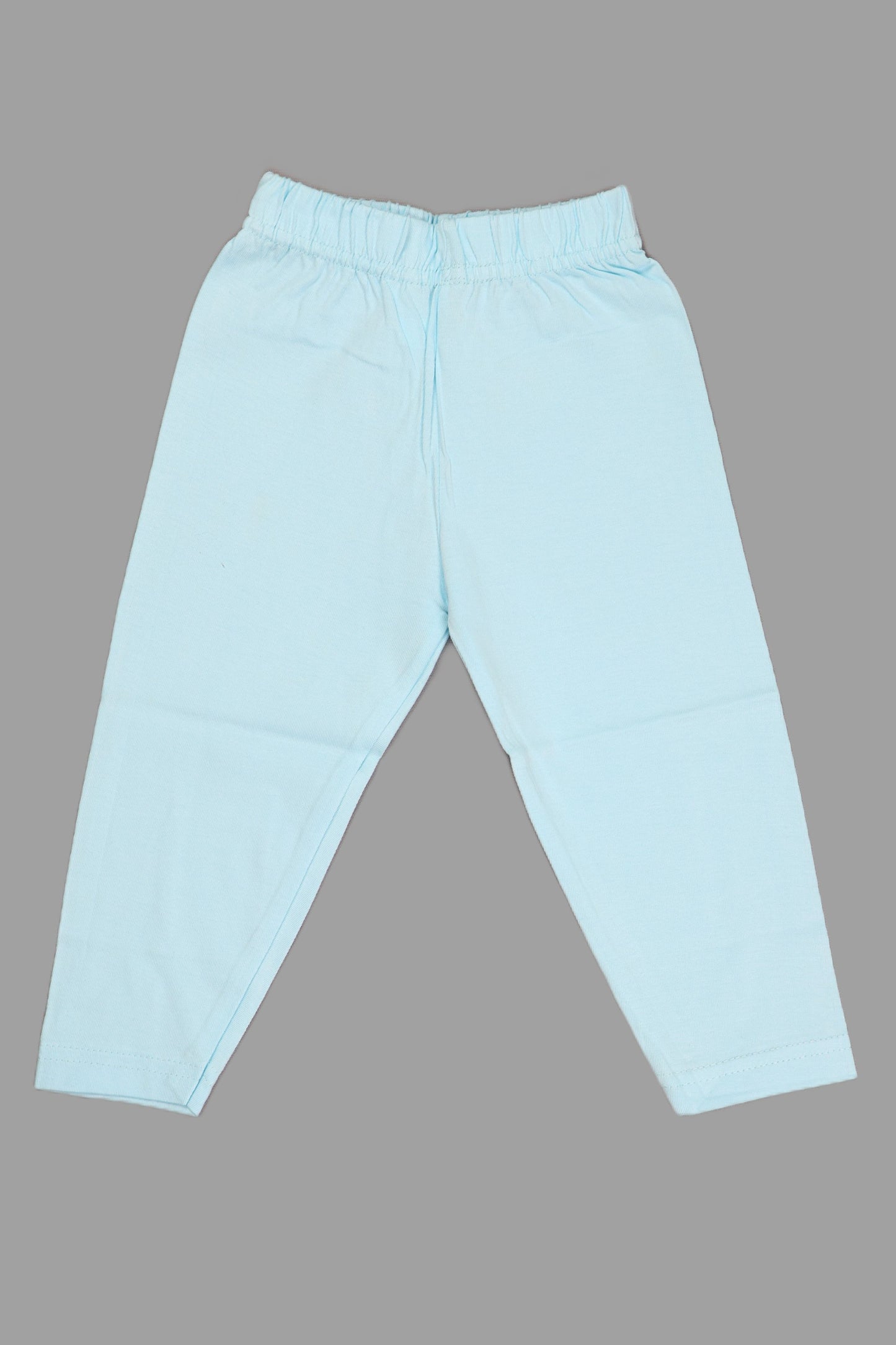 Light blue pants on a gray background
