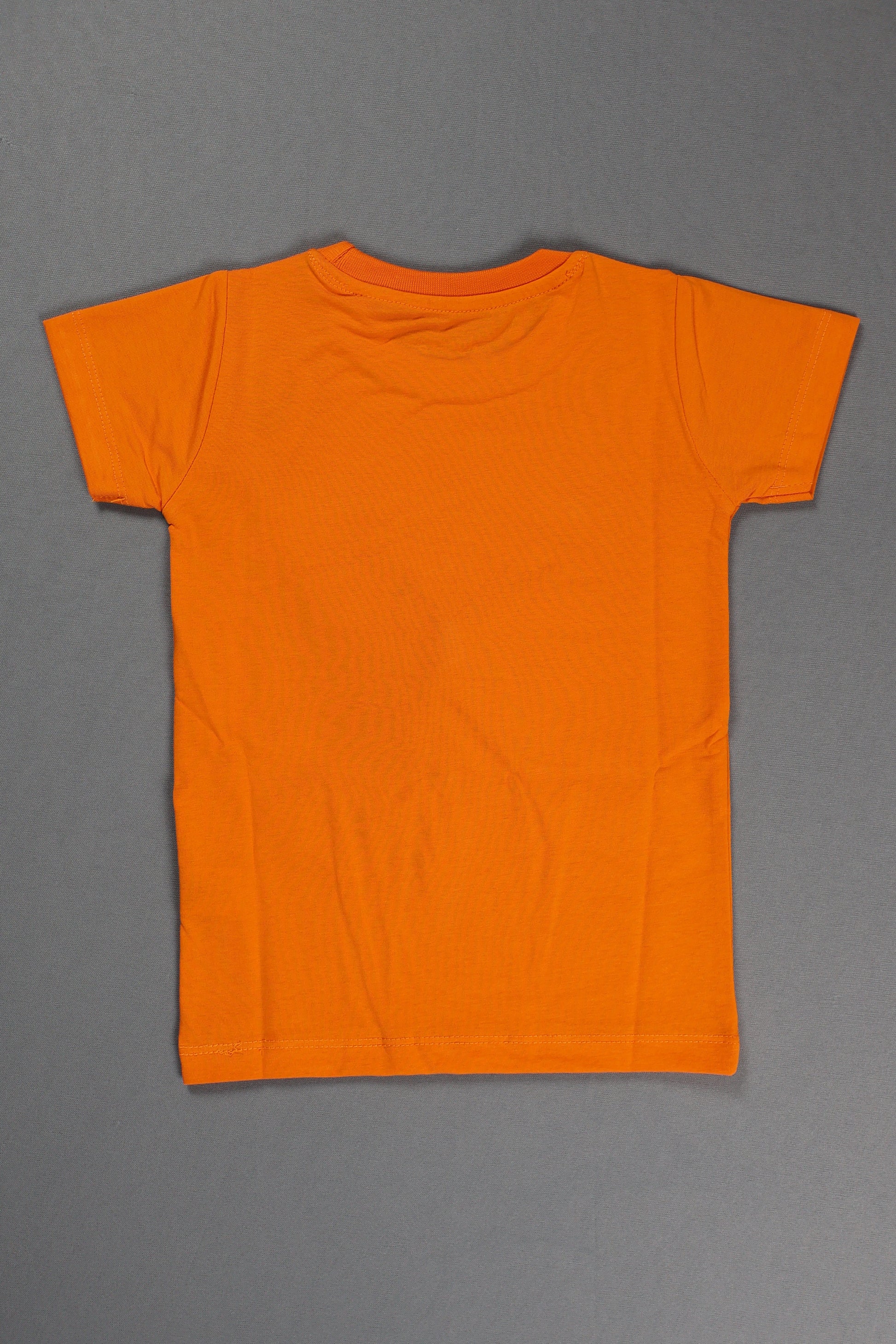 Fyst Cotton Knit Motorcycle Graphic T-Shirt for Boys - Orange - Fyst Fashion