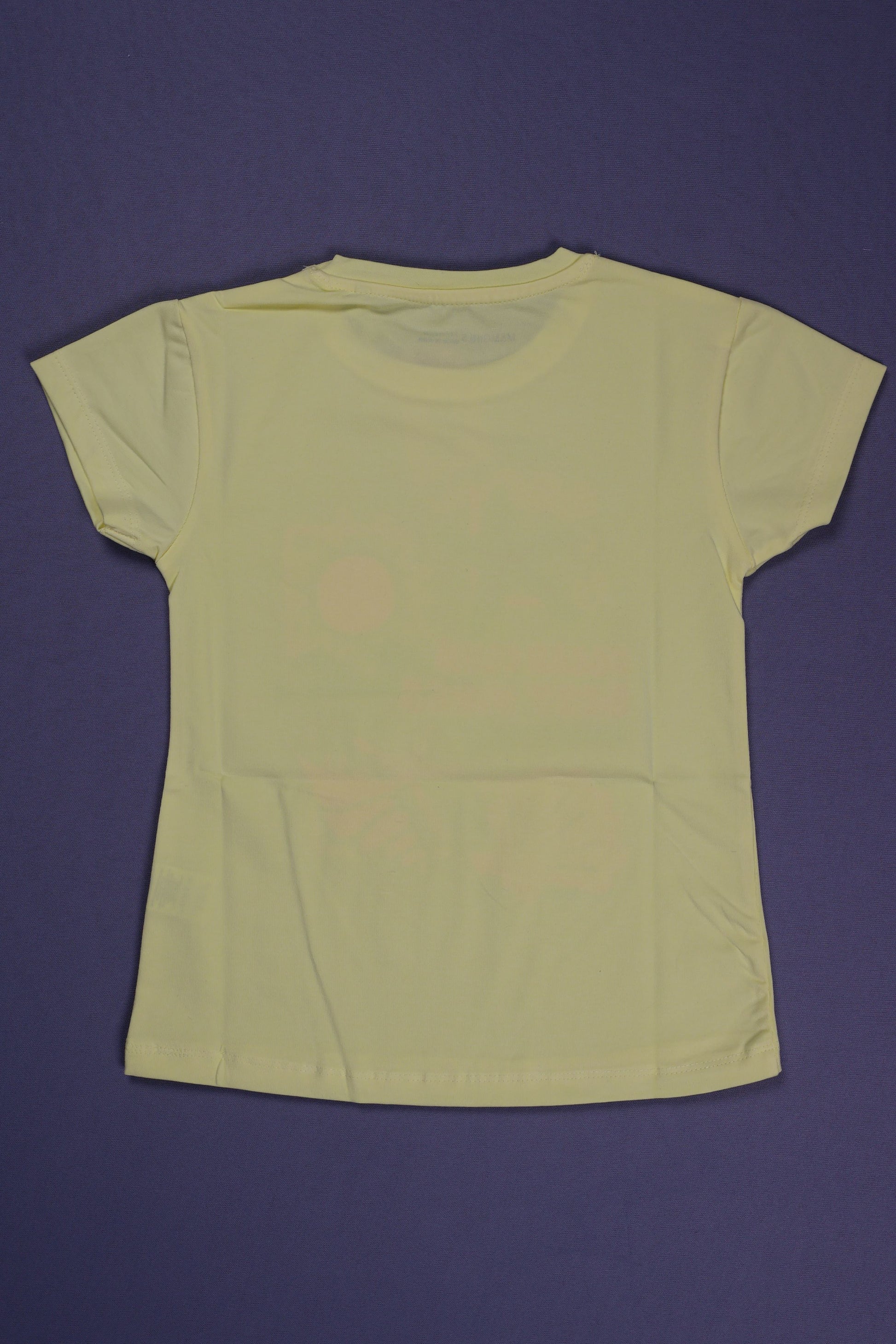 Fyst Cotton Knit "Ocean Club" Beach Print T-Shirt for Girls - Light Yellow - Fyst Fashion