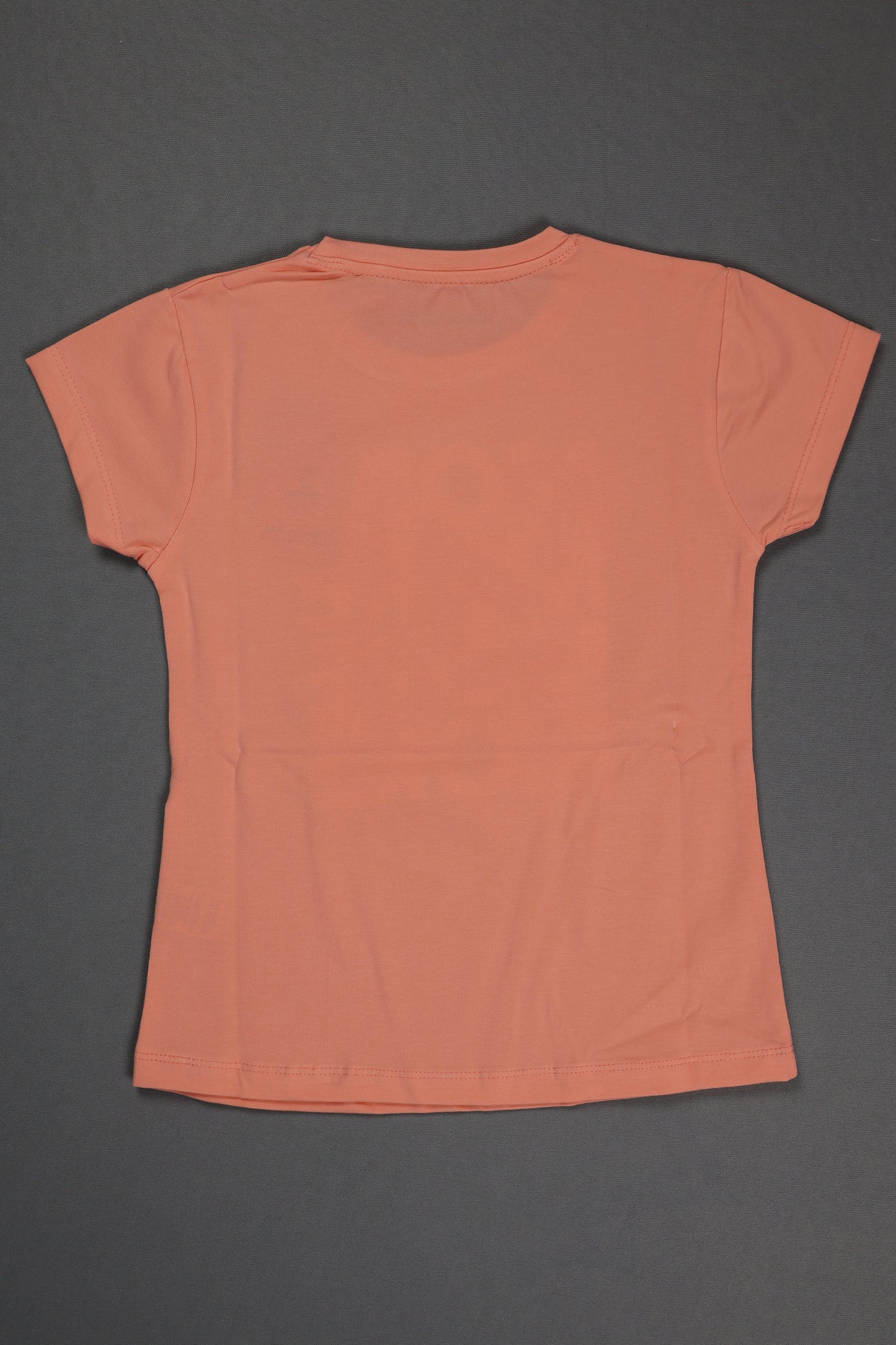 Fyst Cotton Knit "PARTY" Print T-Shirt for Girls - Peach - Fyst Fashion