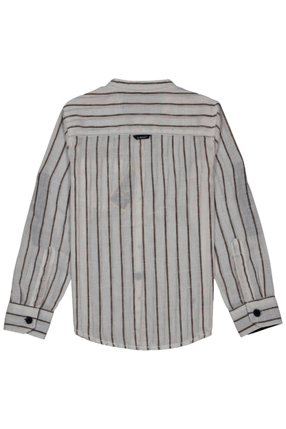 Striped shirt on a white background