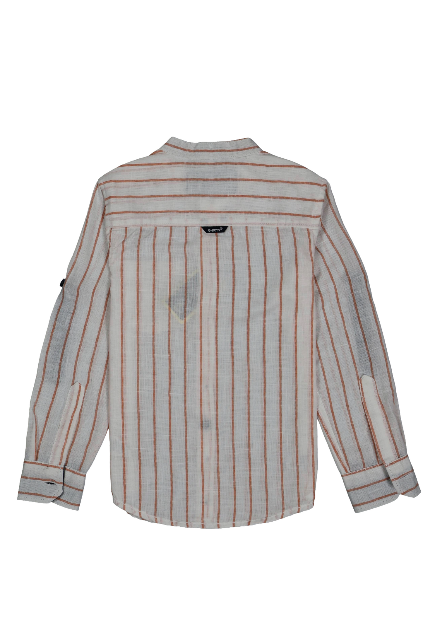Striped shirt on a white background
