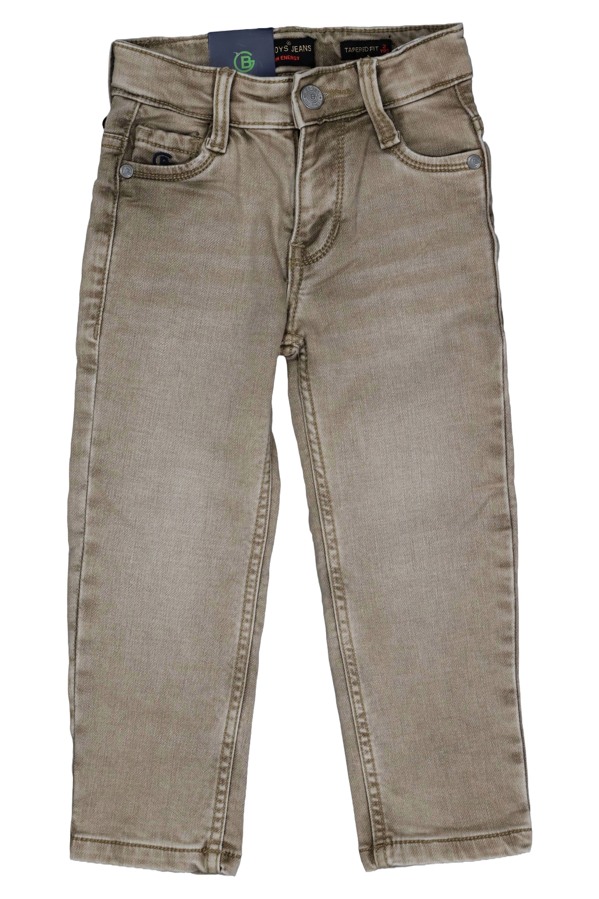Fyst Premium Denim Smart Casual Jeans for Boys - Beige - Fyst Fashion