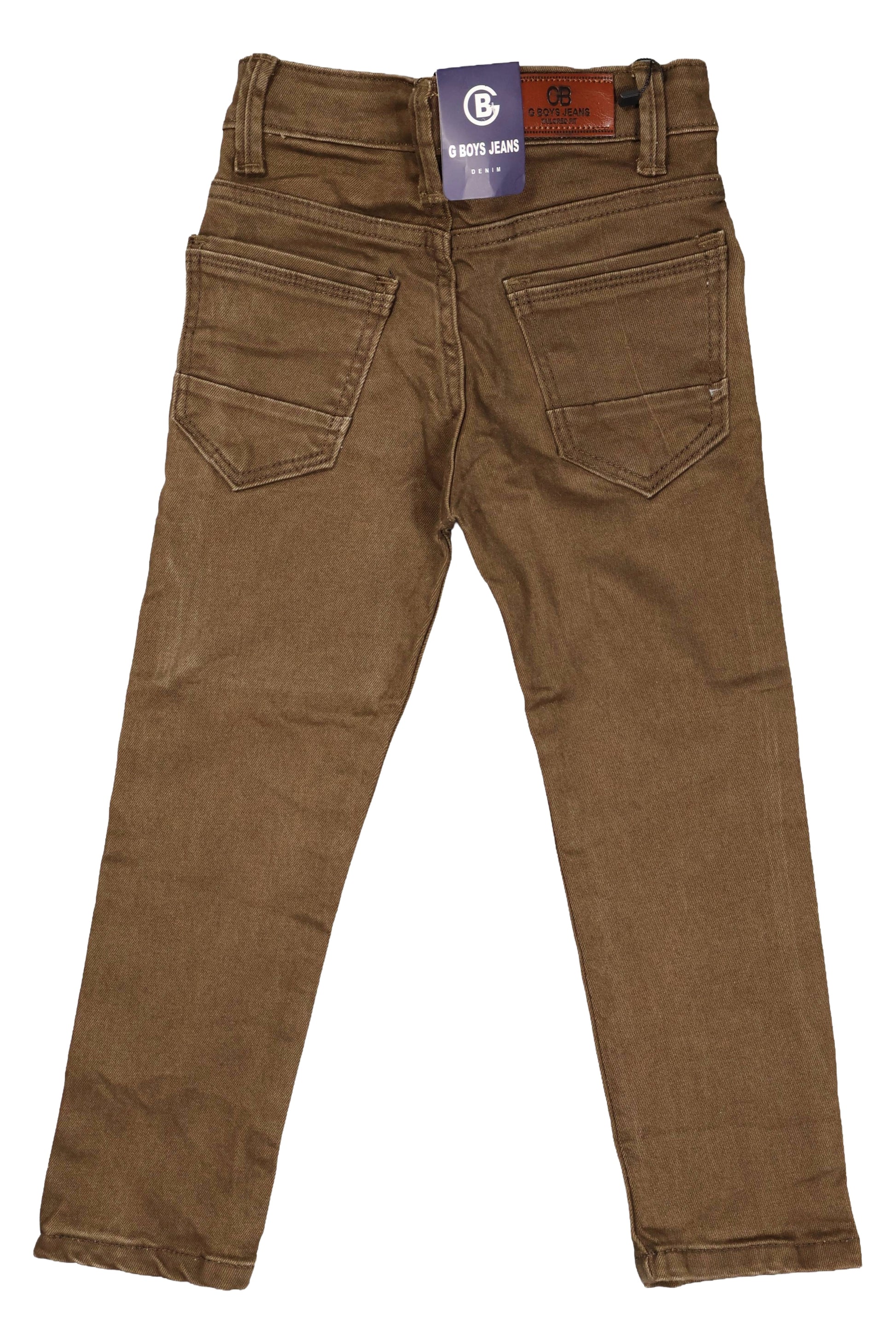 Fyst Premium Denim Smart Casual Jeans for Boys - Sand Beige - Fyst Fashion